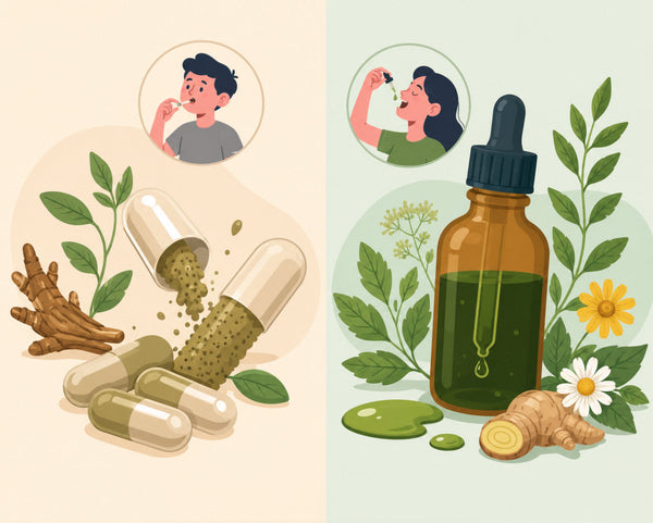 The Difference Between Capsules and Liquid (Herbal Supplements)