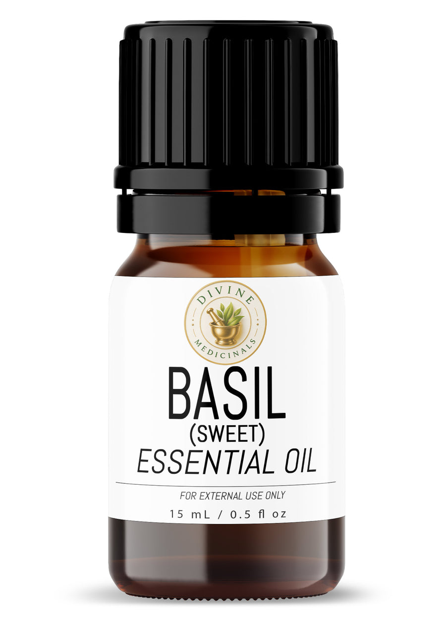 Basil (Sweet) Essential Oil - 15ml