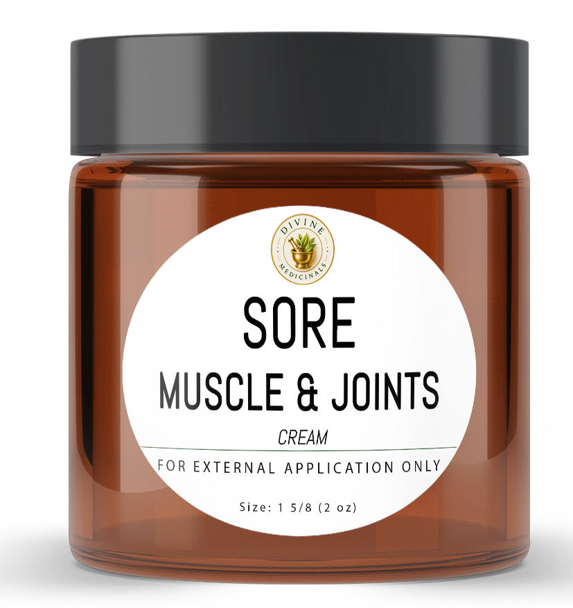 Sore Muscle & Joints Cream - 2 oz