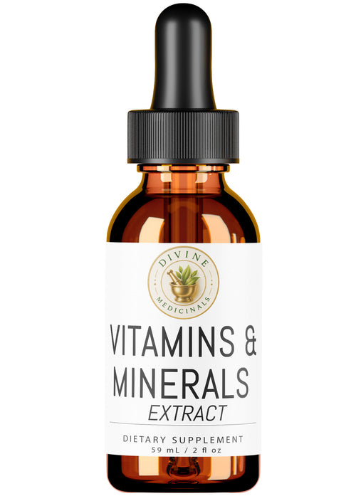 Herbal Vitamins & Minerals EXTRACT - 2oz
